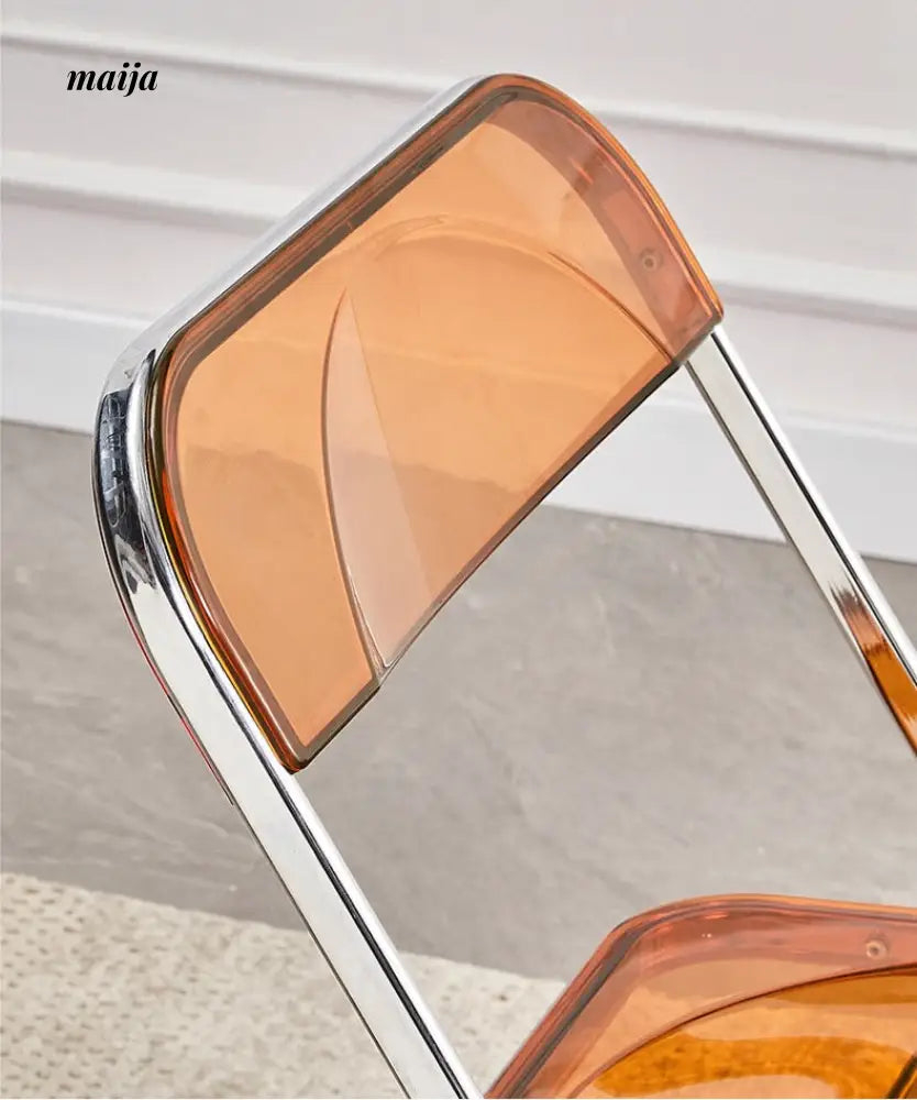 Transparent Crystal Folding Chair from maija
