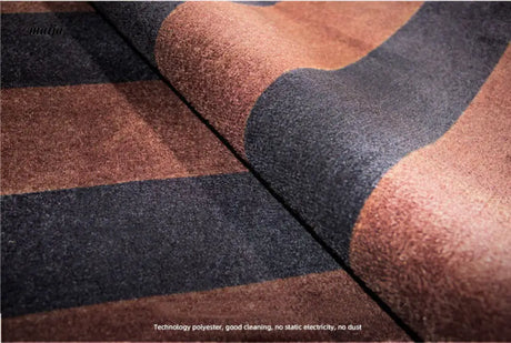 Irregular Stripe Bedside Rug from maija