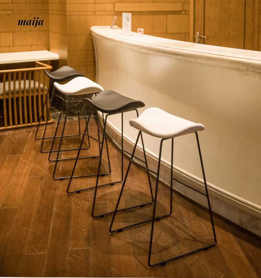 Classic Leather Bar Chair from u-lord