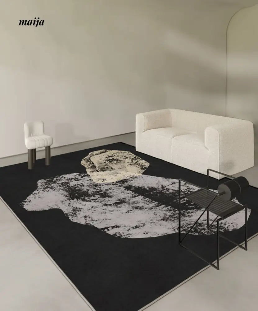 Coastline Geometric Retro Rug from maija