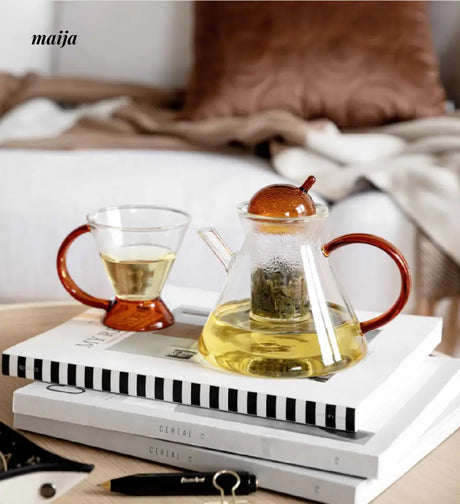 Amber Triangle Tea Set from moreover