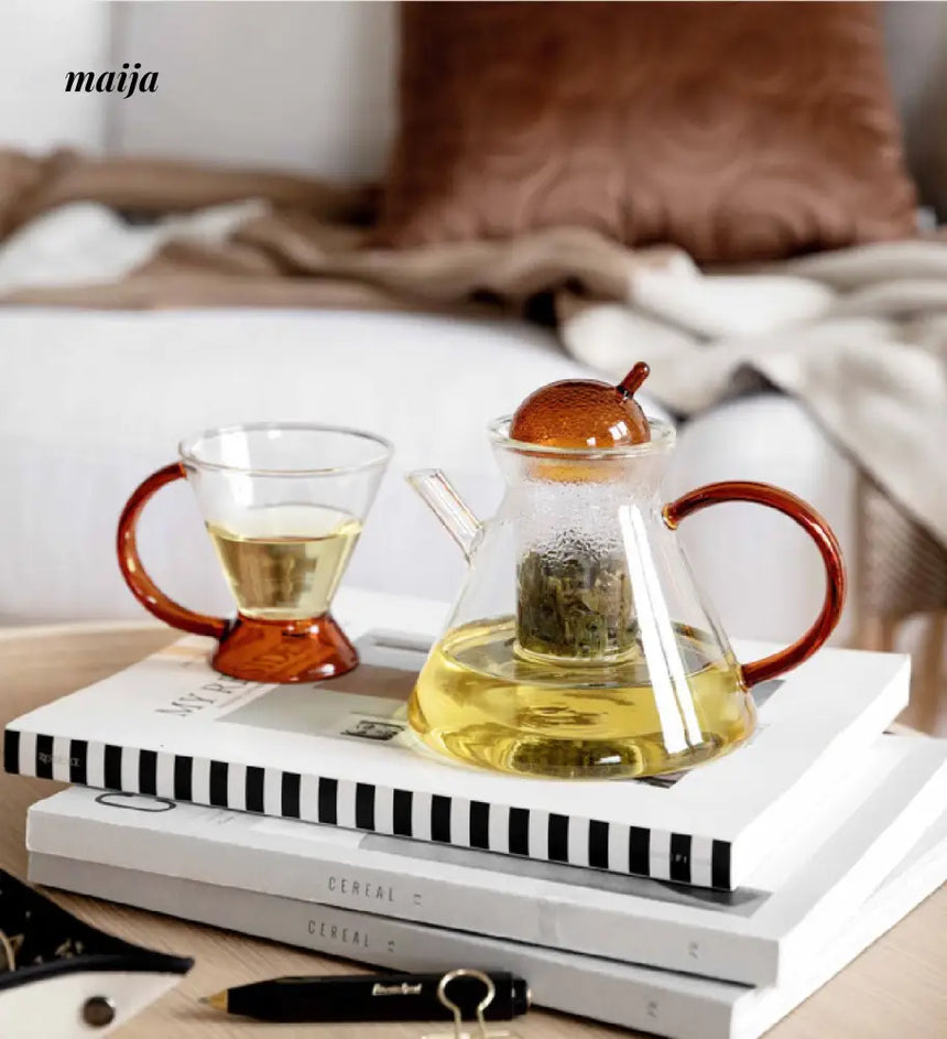 Amber Triangle Tea Set from moreover