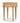 SAVALLE Solid Oak Round Side Table with Drawer