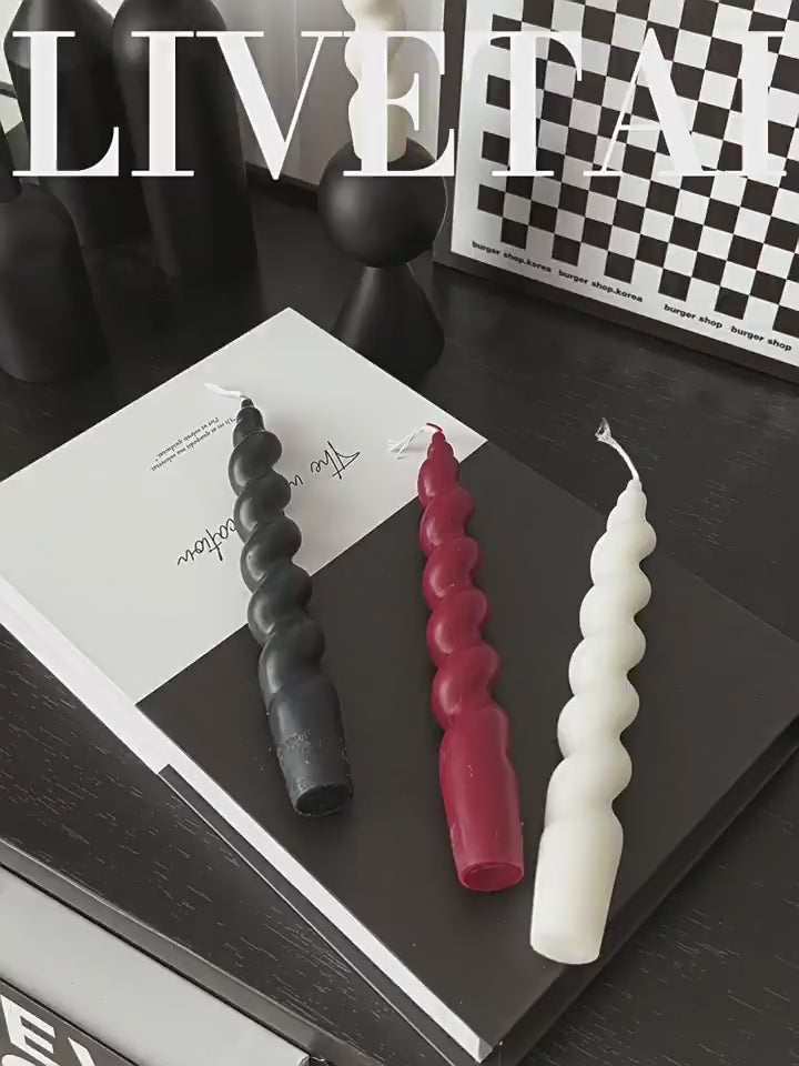 LIVETAI Spiral Aromatherapy Candle