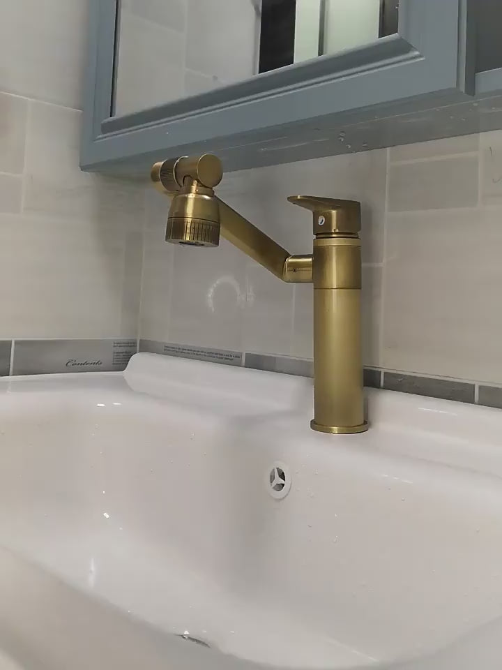 Retro Rotating Copper Washbasin