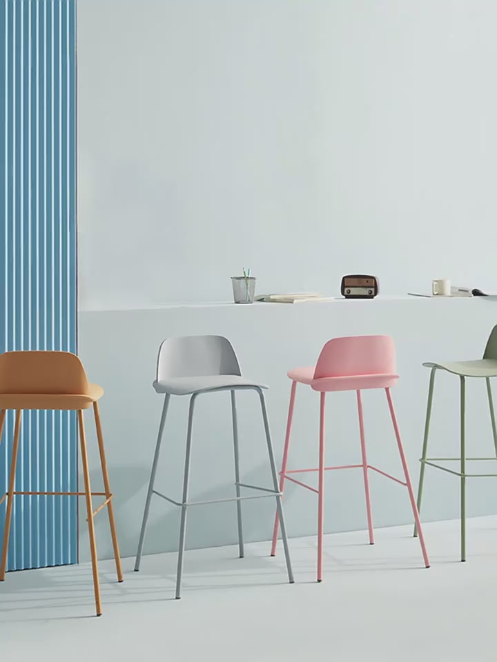 (Set of 2) Evie Pastel Bar Stool