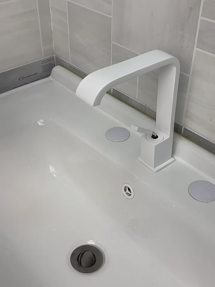 Monochrome European Waterfall Copper Faucet