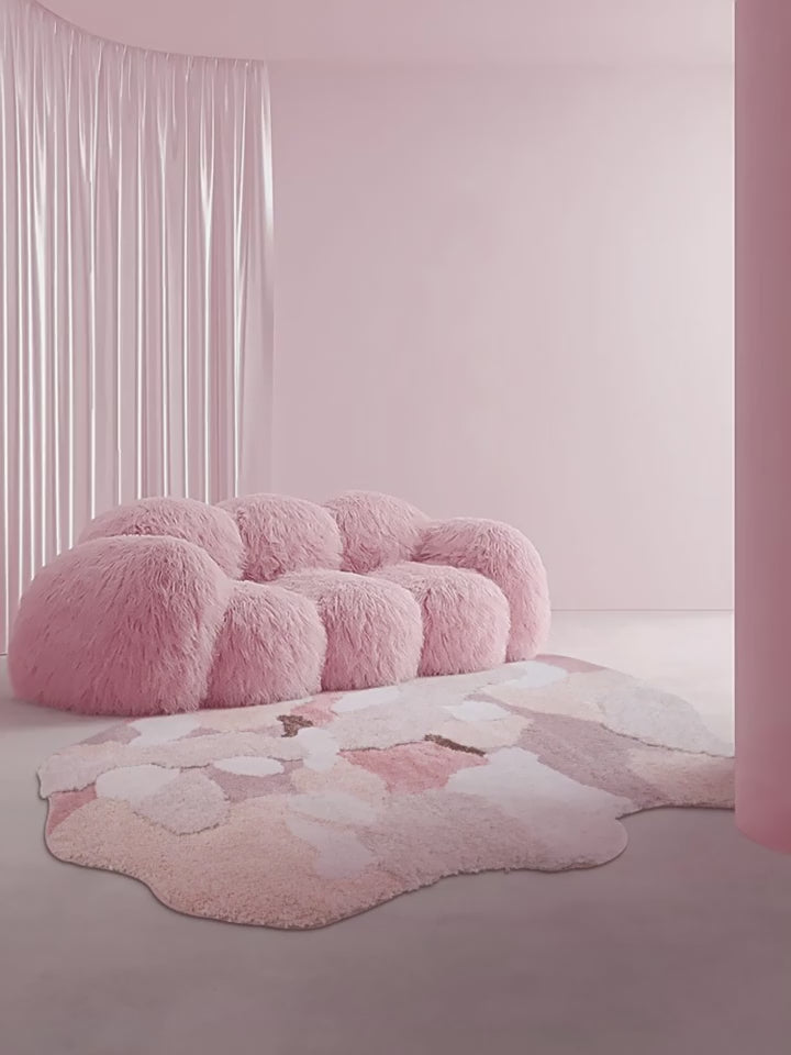 KENZAKI Sakura Snow Washable Rug