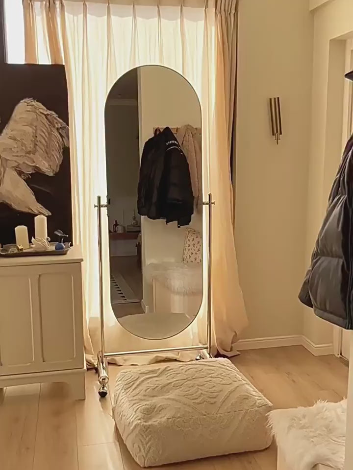 MOODSTORM Mobile Oval Full-Body Mirror