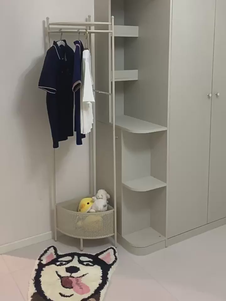 Miriam Coat Hanger with Basket