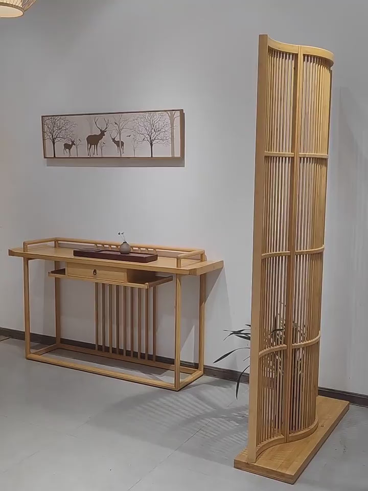 Shirley Solid Wood Partition Wall