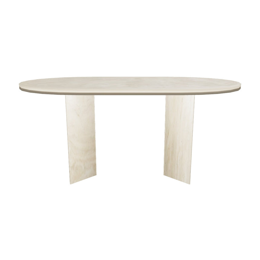 Harmonie Travertine Dining Table