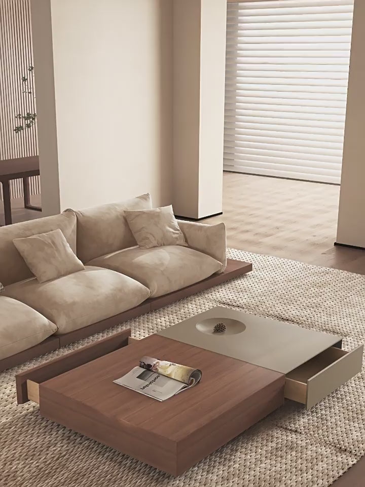 NAVI Walnut Coffee Table
