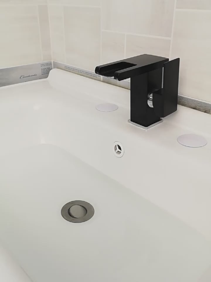 LED Colour-Changing Waterfall Temperature Basin Faucet