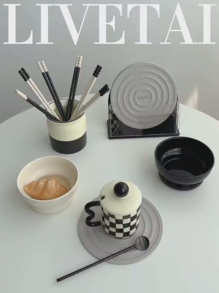LIVETAI Light Luxury Sugar Gourd Alloy Chopstick Set