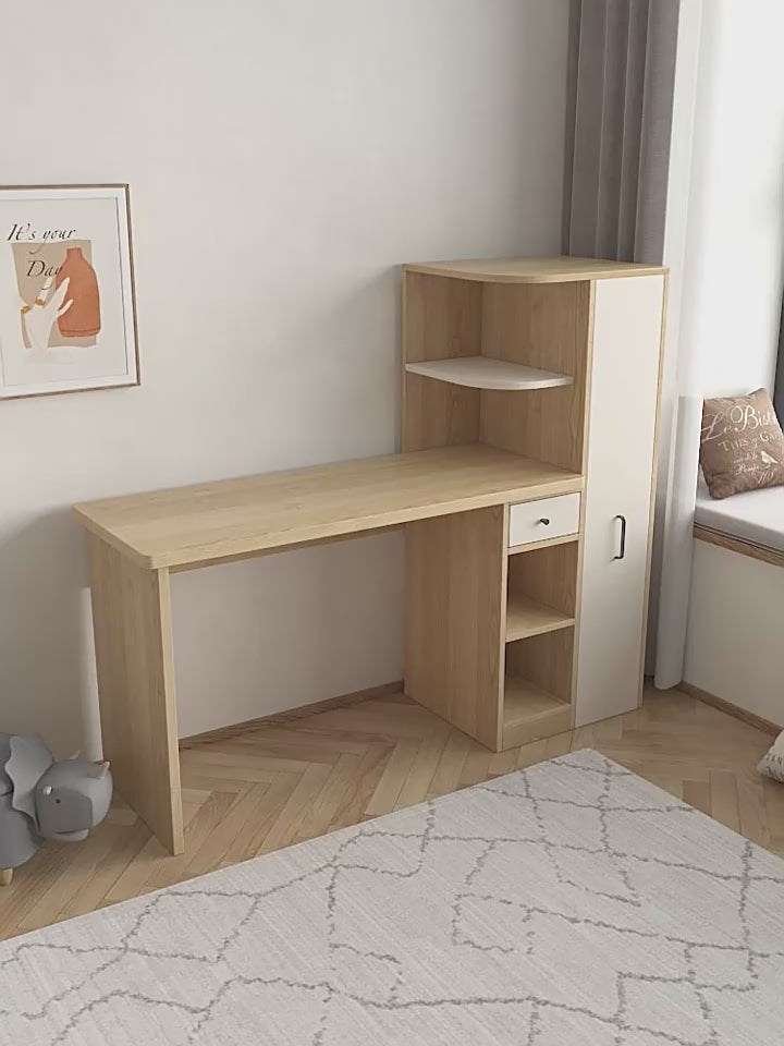 Anaya Desk with Shelves