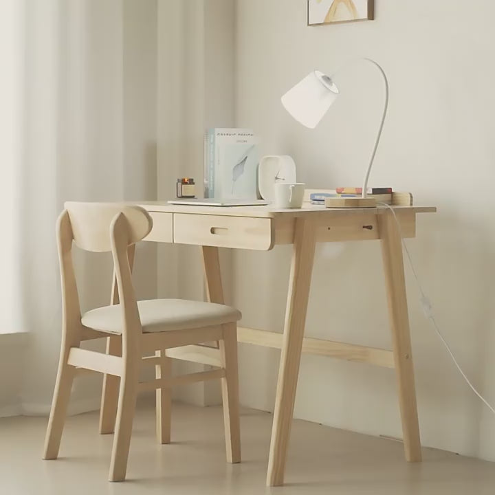 Jose Solid Wood Study Desk