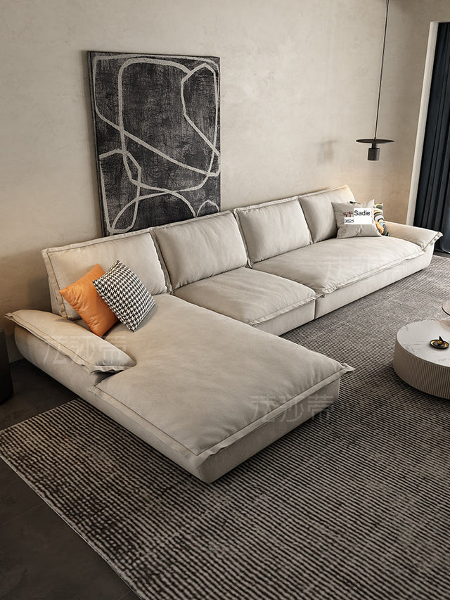 FASATI Isolde Cozy Creamy Corner Sofa from FASATI