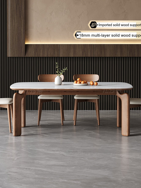 FASATI Leonardo Chic Minimalist Wood Dining Set from FASATI