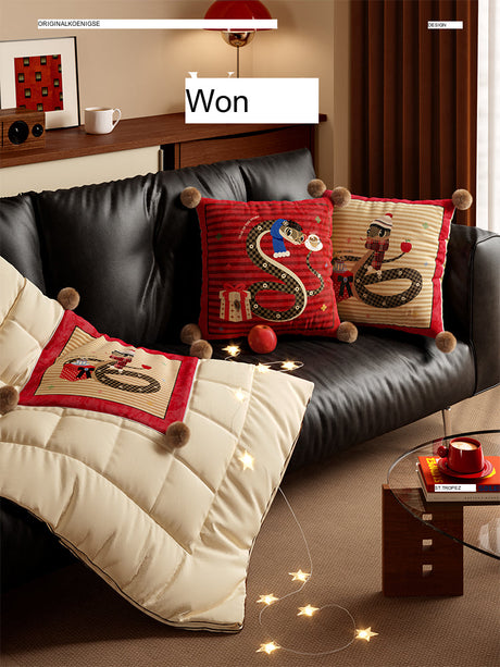 VANT Esmeralda Luxurious Velvet Travel Pillow Blanket from VANT