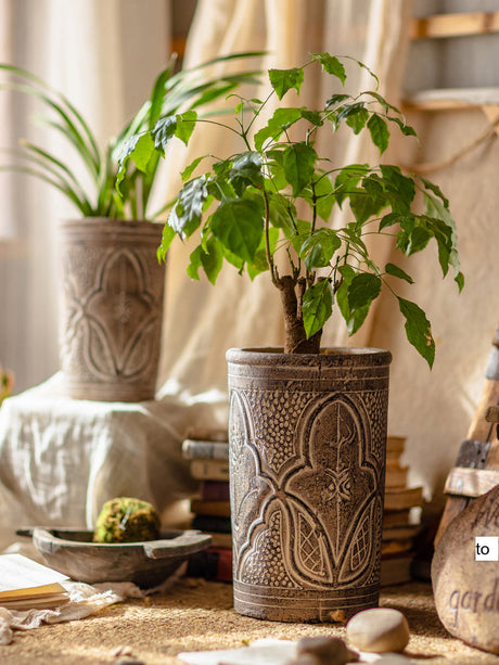 JUHAN Marzanna Vintage Crafted Breathable Flowerpot from JUHAN