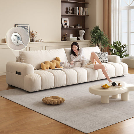 DIPU Livia French Cream Charging Sofa from DIPU