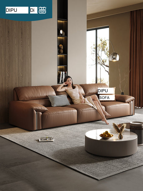 DIPU Kody Modern Retro Leather Sofa from DIPU