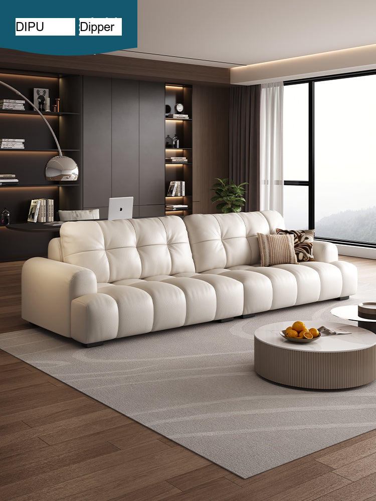 DIPU Nova Cream Cowhide Sofa from DIPU