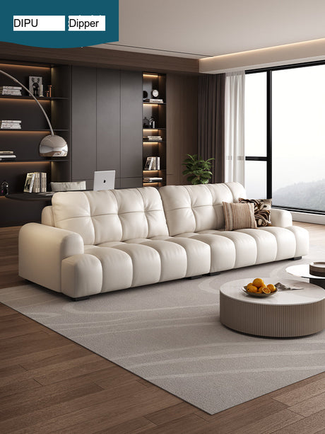 DIPU Nova Cream Cowhide Sofa from DIPU
