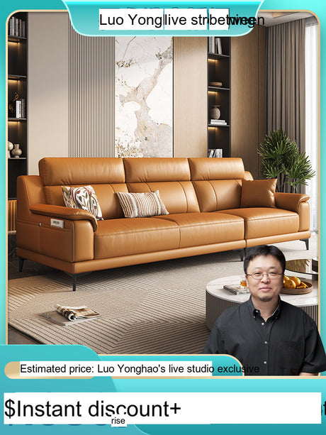 DIPU Zara Italian Cowhide Sofa from DIPU