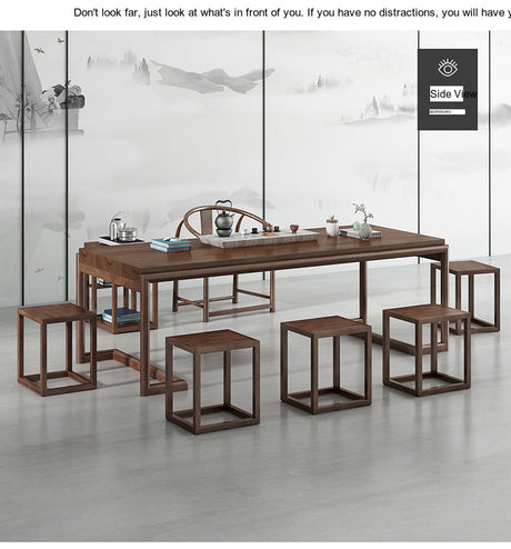 JINYI Amara Elegant Solid Wood Zen Table Set from JINYI