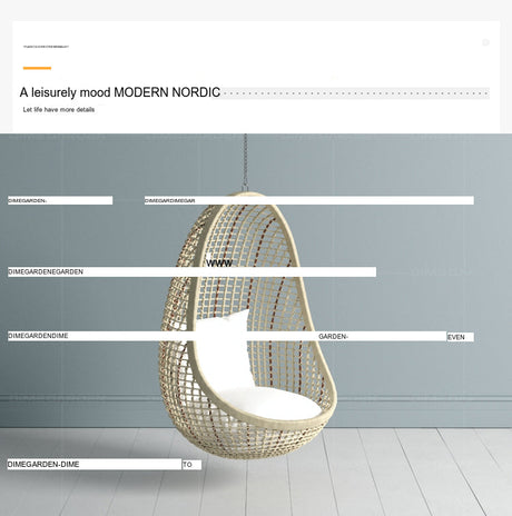 DIME GARDEN Esmeralda Cozy Modern Indoor Baby Rocker from DIME GARDEN