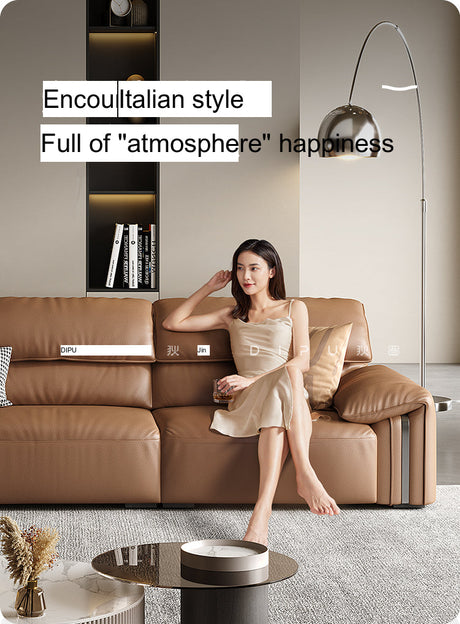 DIPU Kody Modern Retro Leather Sofa from DIPU