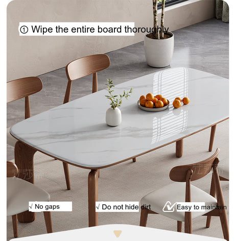 FASATI Leonardo Chic Minimalist Wood Dining Set from FASATI