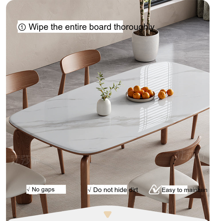 FASATI Leonardo Chic Minimalist Wood Dining Set from FASATI