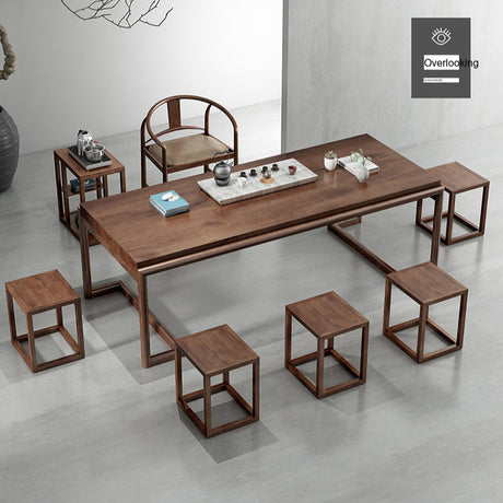 JINYI Amara Elegant Solid Wood Zen Table Set from JINYI