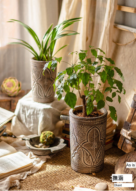 JUHAN Marzanna Vintage Crafted Breathable Flowerpot from JUHAN