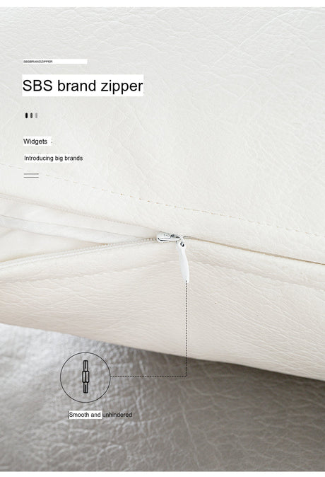 VANT Marisol Luxurious Imitation Leather Lumbar Pillow from VANT