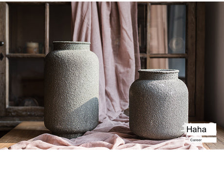 JUHAN Haruki Exquisite Stone-Effect Glass Flower Bottle Ornament from JUHAN