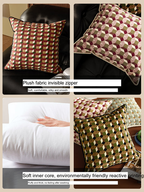 VANT Caelum Vintage Floral Plush Cushion Pillow Set from VANT
