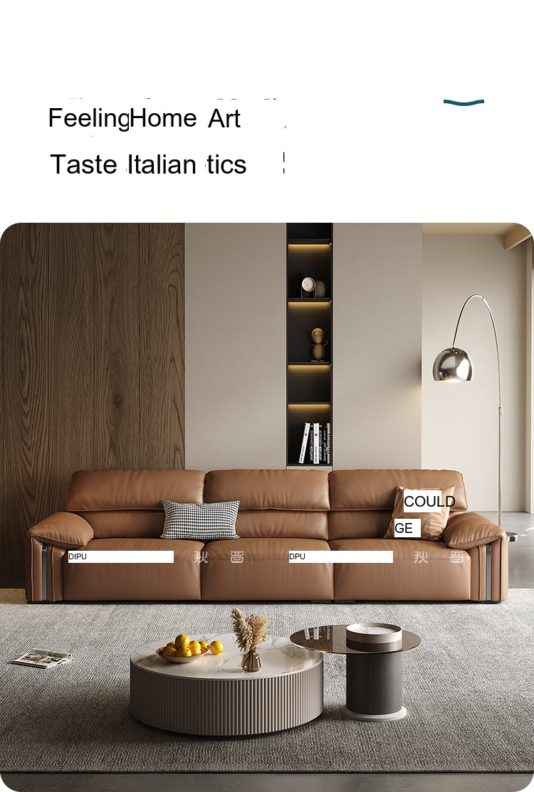 DIPU Kody Modern Retro Leather Sofa from DIPU