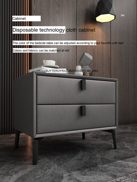 FASATI Jaxon Elegant Solid Wood Bedside Table from FASATI