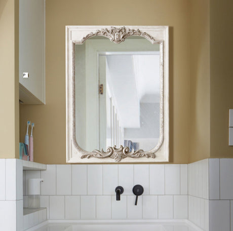 LANXESS Elowen Vintage Chic Wall Decors Antique Bathroom Mirror from LANXESS