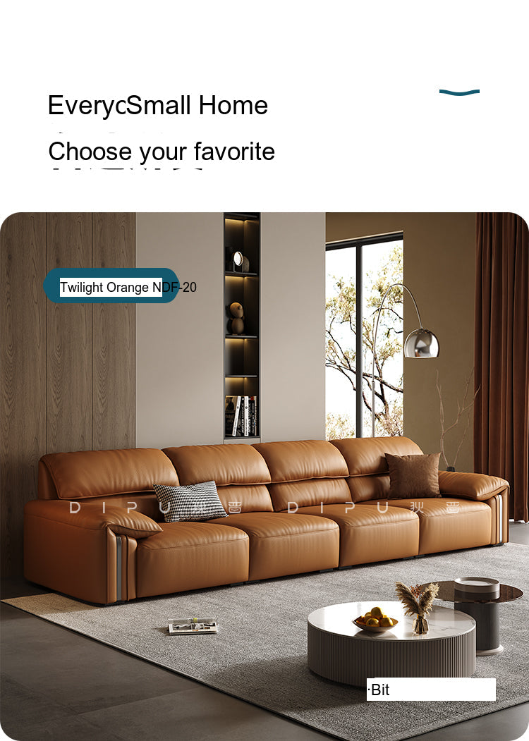 DIPU Kody Modern Retro Leather Sofa from DIPU