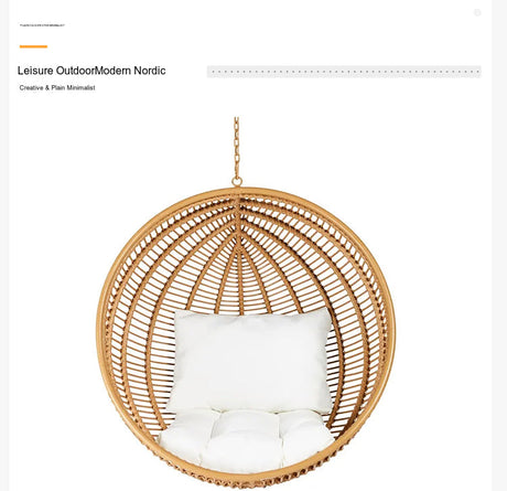 DIME GARDEN Alhambra Cozy Indoor Hanging Basket Cradle from DIME GARDEN