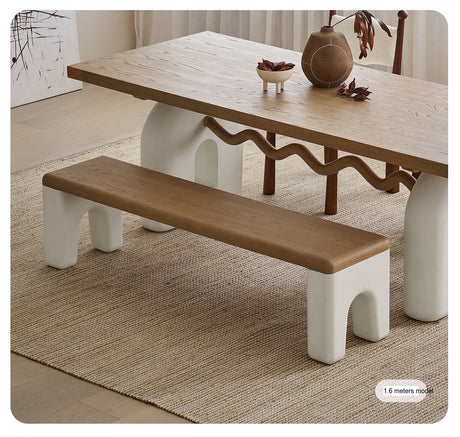 MOYU Laarni Elegant Solid Wood Bench from MOYU