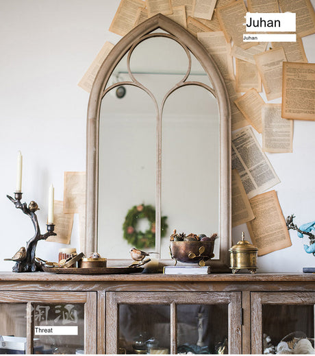 JUHAN Tamsin Elegant Vintage Floor Mirror from JUHAN