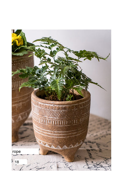 JUHAN Isolde Retro Big Breathable Flowerpot Boho Style from JUHAN