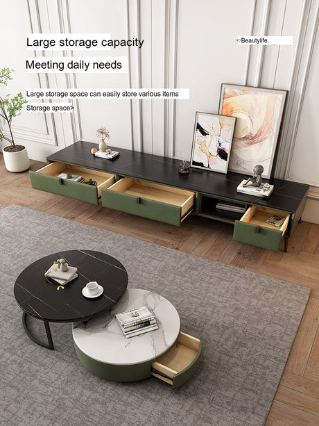 FASATI Oliver Chic Modern Round Coffee Table from FASATI