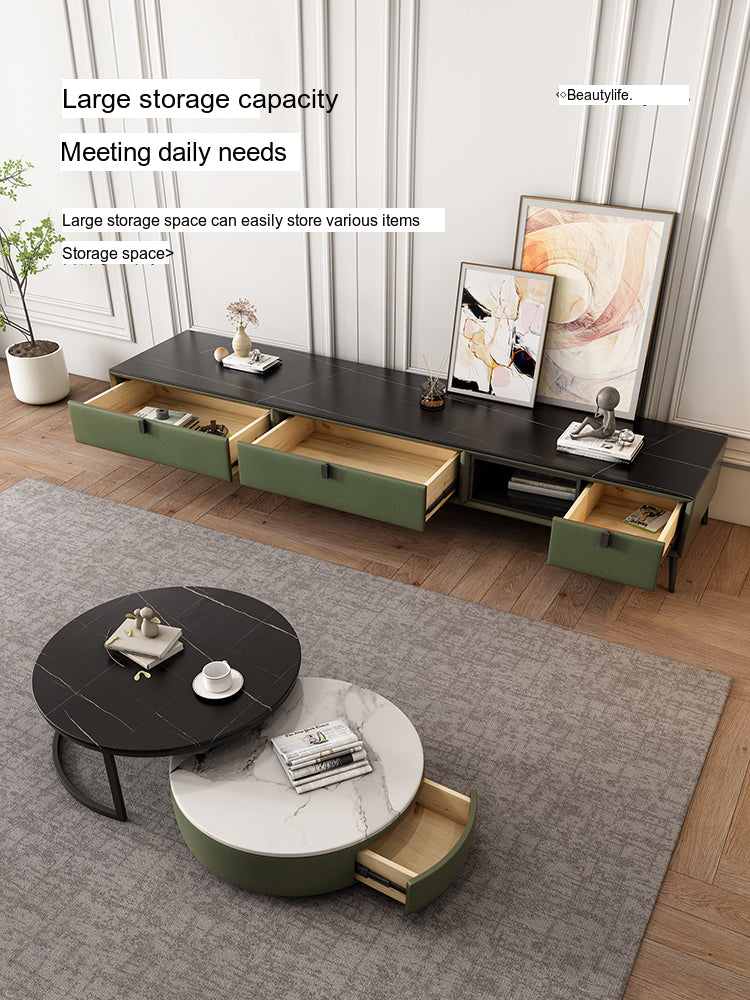 FASATI Oliver Chic Modern Round Coffee Table from FASATI